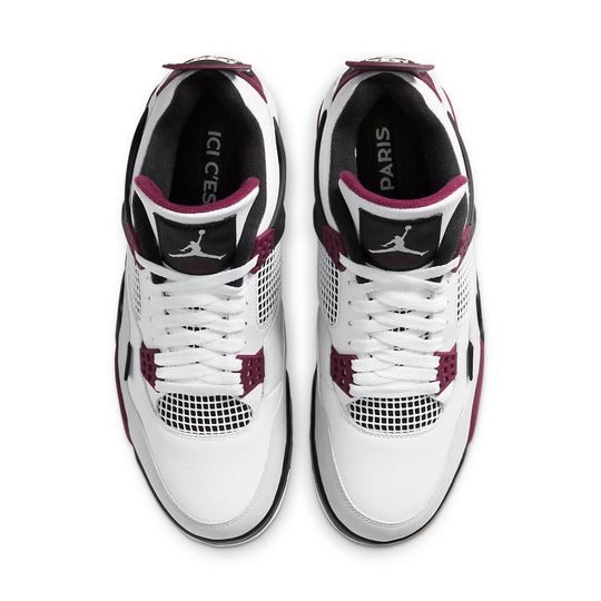 Air Jordan 4 Retro x Paris Saint-Germain 'Bordeaux' CZ5624-100 Sneakers  -  KICKS CREW