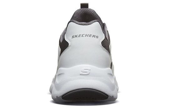 Skechers D'Lites Airy Low-Top Running Shoes White/Gray 999235-WGRY