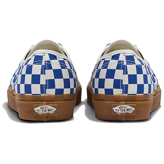 Vans Authentic Checkerboard Shoes 'Blue White Gum' VN0009PVY6Z
