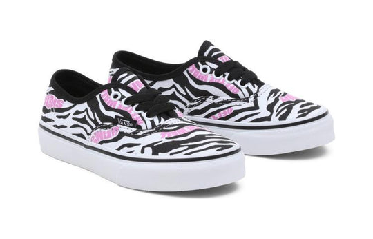 (PS) Vans Zebra Daze Authentic Shoes 'White Black Pink' VN0A3UIVBMA