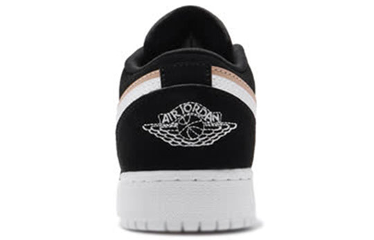 (GS) Air Jordan 1 Low 'White Rose Gold' 554723-090 Big Kids Basketball Shoes  -  KICKS CREW