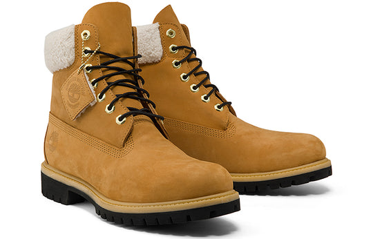 (WMNS) Timberland 6 Inch Premium Shearling Boots 'Wheat Nubuck' A2GMD