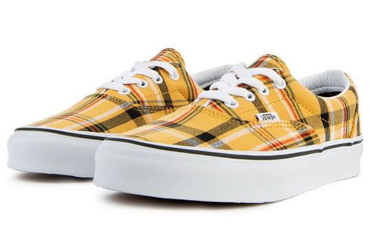 Vans Era In Plaid Board Shoes Yellow VN0A4BV4VXX