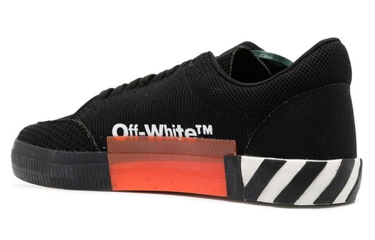 Off-White Low Vulcanized Sneakers 'Black White' OMIA085F22KNI0011010