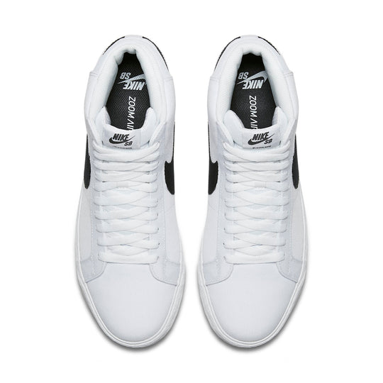 Nike SB Blazer Mid Canvas 'White Black' 902662-149