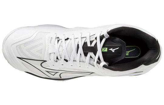 Mizuno Wave Lightning Z7 Mid Volleyball Shoes 'White Black Grey' V1GA225009