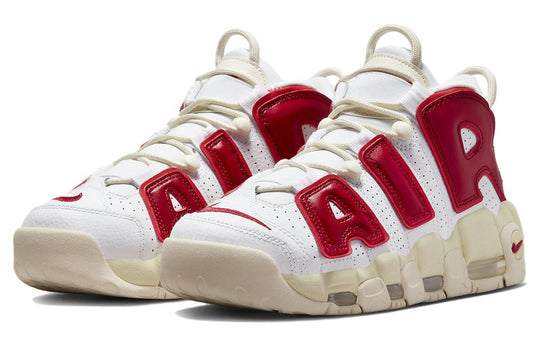 (WMNS) Nike Air More Uptempo 'White Red Sail' FN3497-100