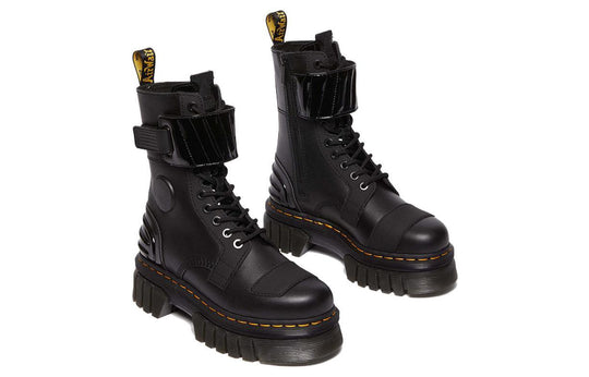 Dr.Martens Audrick 10-Eye Alternative Leather Lace Up Boots 'Black' 30970001