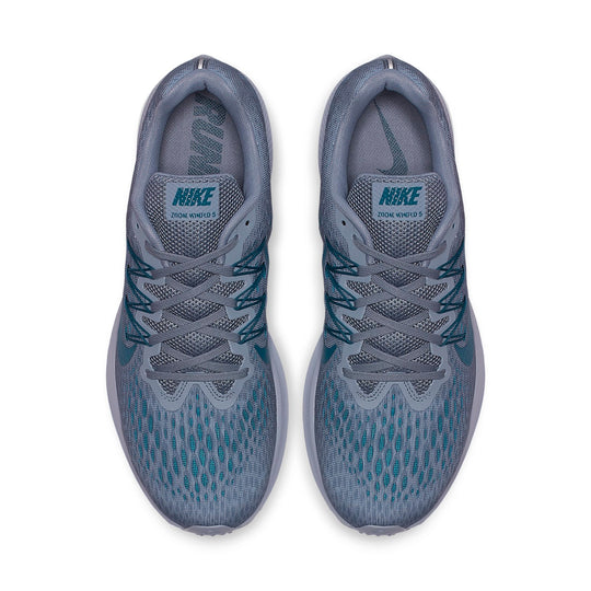 (WMNS) Nike Air Zoom Winflo 5 Grey/Blue AA7406-403 Marathon Running Shoes/Sneakers  -  KICKS CREW