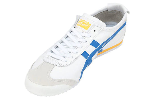 Onitsuka Unisex Tiger Mexico 66 Sport Shoes White/Blue/Yellow 1183A201-100
