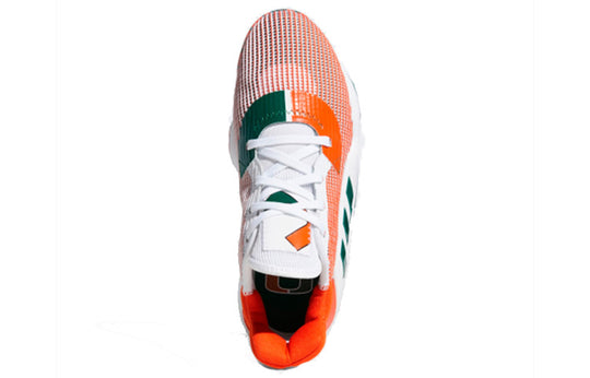(WMNS) adidas Pro Bounce 2019 Low 'White Orange Dark Green' EF8809