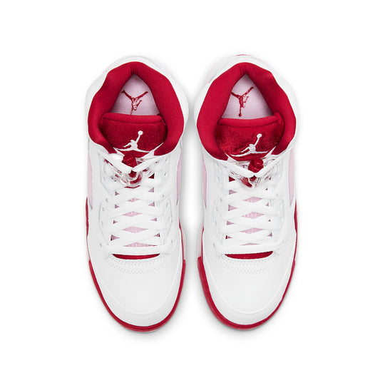 (GS) Air Jordan 5 Retro 'Pink Foam' 440892-106 Big Kids Basketball Shoes  -  KICKS CREW