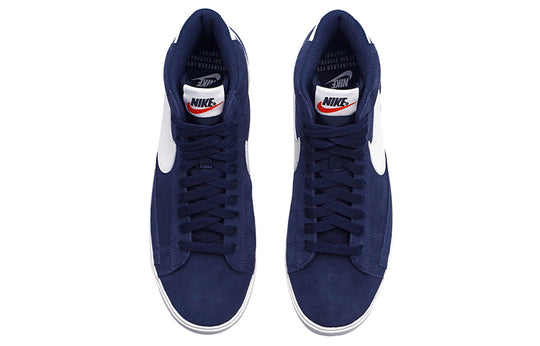 (WMNS) Nike Blazer Mid Vintage Suede Blue/White AV9376-400