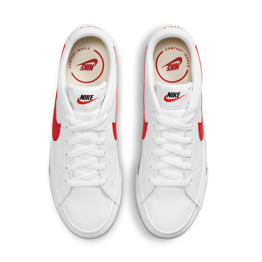 Nike Court Legacy 'White University Red' CU4150-105-KICKS CREW