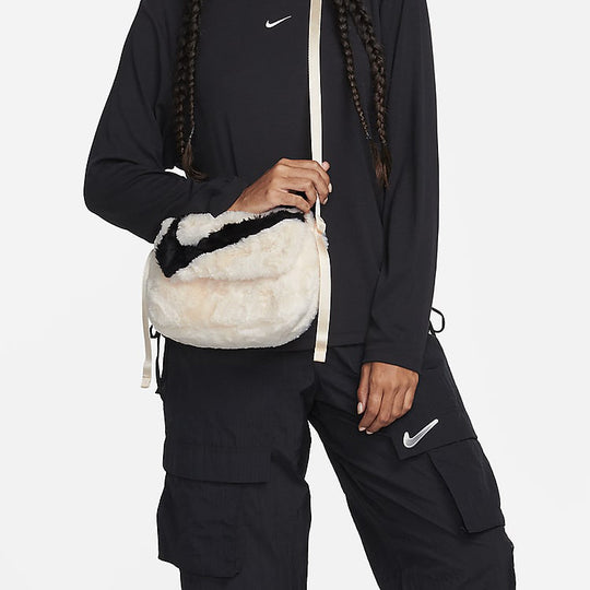 Nike Sportswear Futura 365 Faux Fur Crossbody Bag 1L 'Guava Ice Black ...