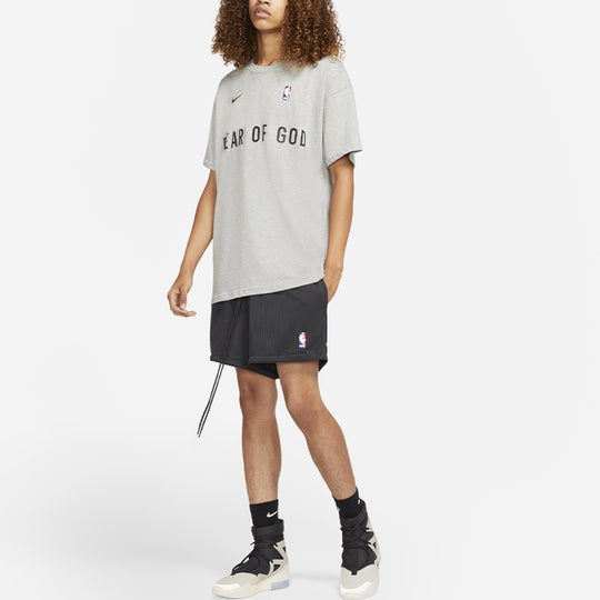 Nike x Fear of God x NBA Short Sleeve Men Grey Dark gray CU4699-063