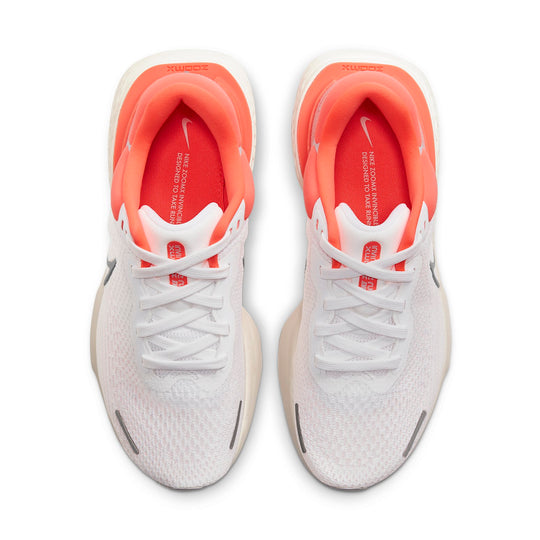 (WMNS) Nike ZoomX Invincible Run Flyknit 'White Bright Mango' CT2229-100