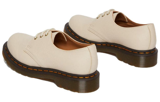 (WMNS) Dr. Martens 1461 Virginia Leather Oxford Shoes 'Parchment Beige' 24256292