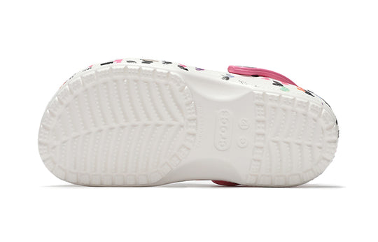 (PS) Crocs Multi-Color Pattern Shoe White 207000-100