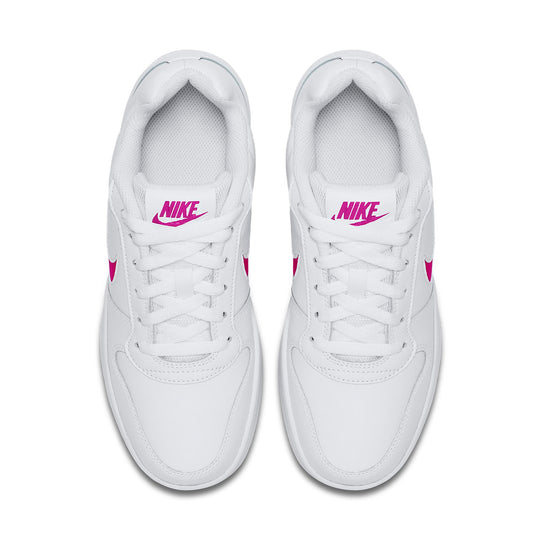 (WMNS) Nike Ebernon Low White/Red AQ1779-103