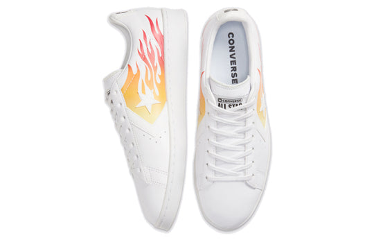 Converse Pro Leather Low 'Archival Flame Print' 167935C
