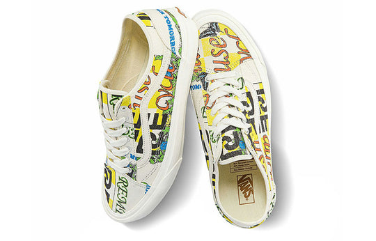 Vans Old Skool Eco Theory Tapered 'White Yellow Black' VN0A54F4ARG