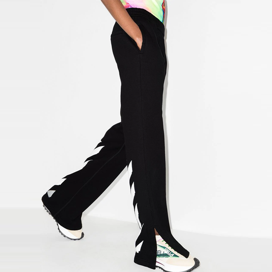 (WMNS) Off-White Diag Tapered Track Pants 'Black' OWCH011C99JER0011001