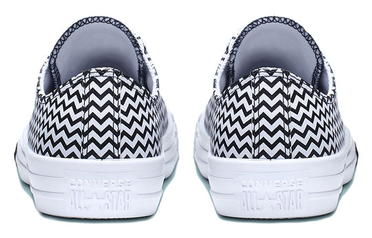 (WMNS) Converse Chuck Taylor All Star Mission-V Low Top Black White Wave Pattern 'Black White' 565367C