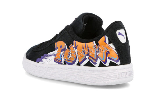 (PS) PUMA Suede Street Art Sneakers Black 380890-01