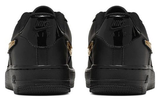 (GS) Nike Air Force 1 LV8 3 'Removable Swoosh - Black' AR7446-001