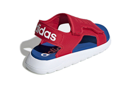 (PS) adidas Comfort Sandal C Soft Sole Cozy Sports Red Blue White Sandals 'Red Blue White' EG2234