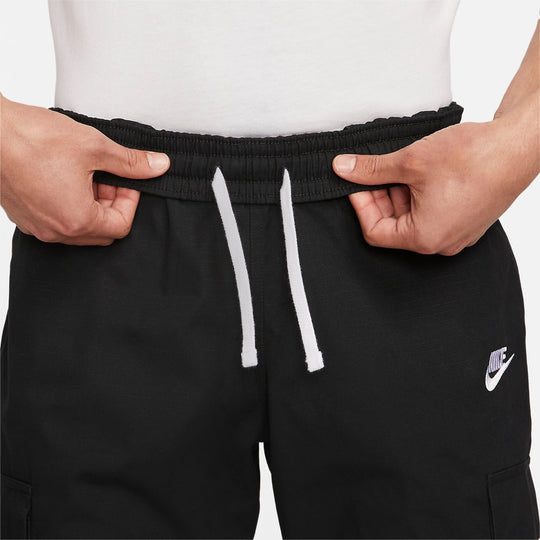 Nike Club Woven Cargo Pants 'Black' DX0614-010 - KICKS CREW