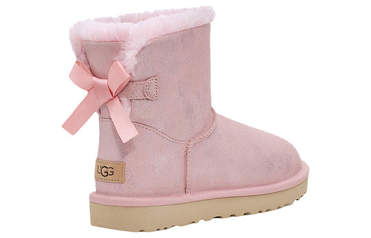 (WMNS) UGG Bow tie Snow Boots 'Pink' 9405852-PINK