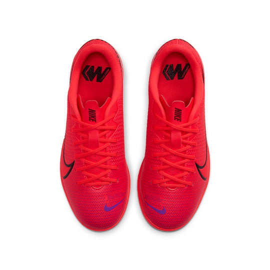 Nike JR Mercurial Vapor 13 Academy IC 'Black Red' AT8137-606