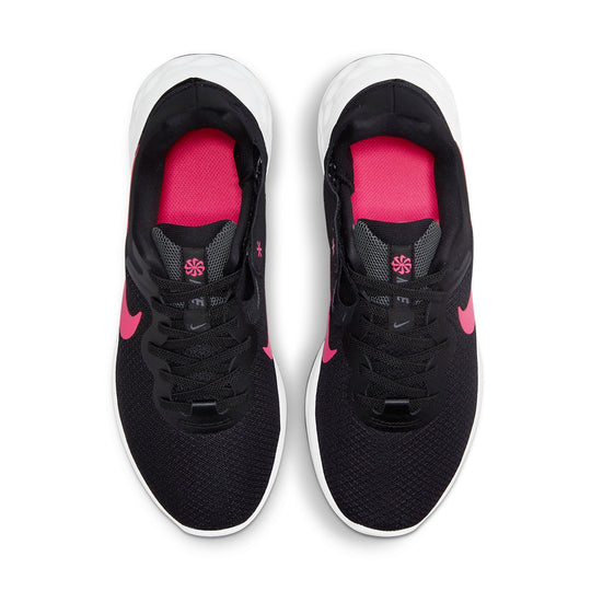 (WMNS) Nike Revolution 6 FlyEase Next Nature 'Black Hyper Pink' DC8997-002