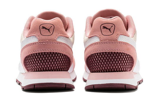 (GS) PUMA Vista Low Top Running Shoes Pink/White 369539-07
