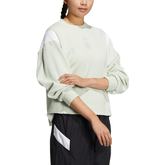 (WMNS) adidas Sport Performance Sweaters 'Olive Green' HR8158