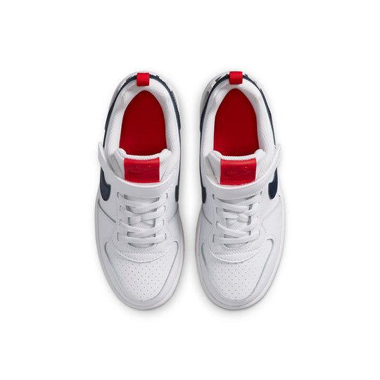 (PS) Nike Court Borough Low 'White Red Blue' 870025-105