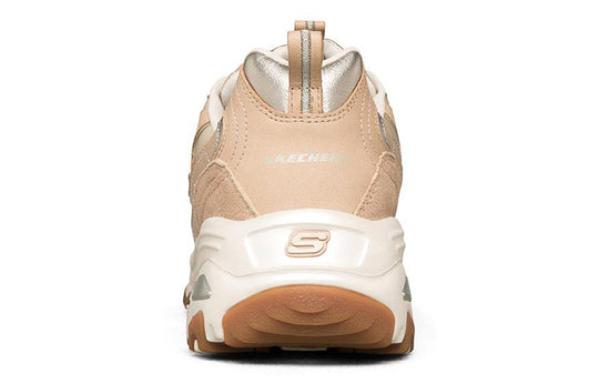 (WMNS) Skechers D'Lites 1.0 Low-Top Running Shoes Brown 149479-TAN