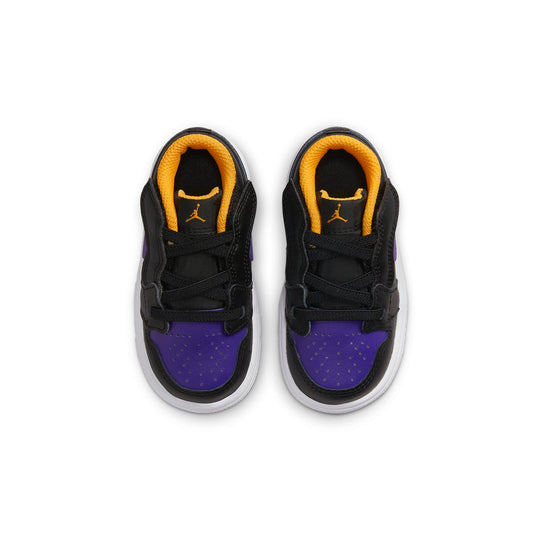 (TD) Air Jordan 1 Low Alt 'Black Purple Yellow' CI3436-075