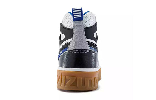 Mizuno CL MID Skateboarding Shoes Black White Blue D1GH202901