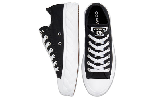 (WMNS) Converse Chuck Taylor All Star Low 'Runway Cable - Black' 568894C