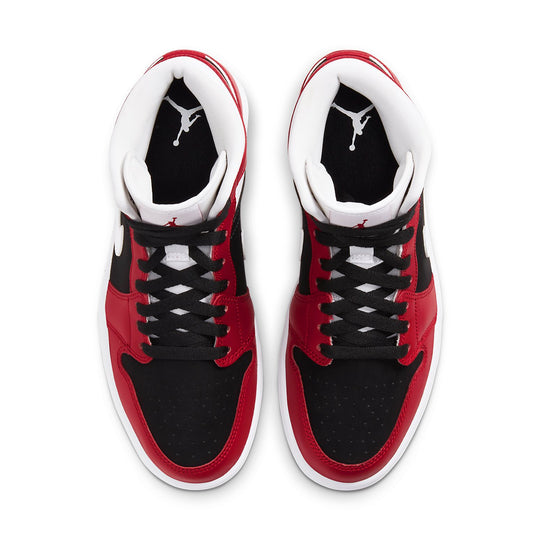 (WMNS) Air Jordan 1 Mid 'Gym Red Black' BQ6472-601