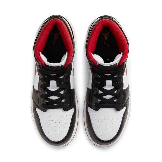 (GS) Air Jordan 1 Mid 'Black Gym Red White' DJ4695-122