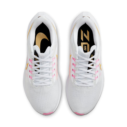 (WMNS) Nike Air Zoom Pegasus 39 'White Gold Pink' DH4072-104-KICKS CREW