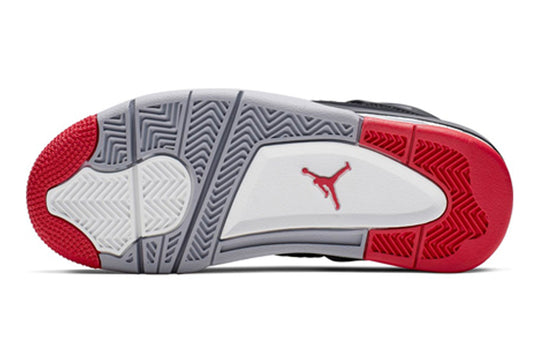 (GS) Air Jordan 4 Retro OG 'Bred' 2019 408452-060 Big Kids Basketball Shoes  -  KICKS CREW
