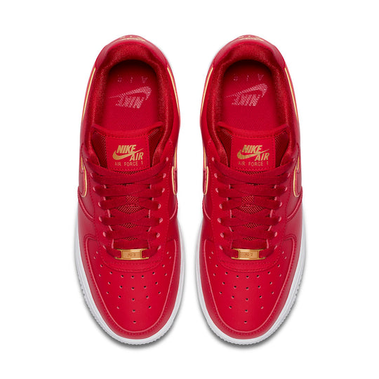 (WMNS) Nike Air Force 1 Low 'Red Gold Swoosh' AO2132-602