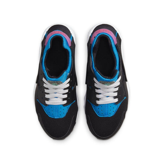 (GS) Nike Huarache Run 'Black Light Photo Blue' DR0166-001