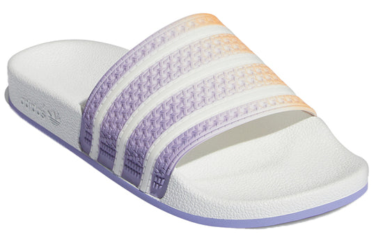 (WMNS) adidas Adilette Slide 'White Light Purple Copper' GV7757