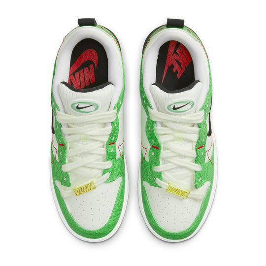 (WMNS) Nike Dunk Low Disrupt 2 'Green Snakeskin' DV1491-101